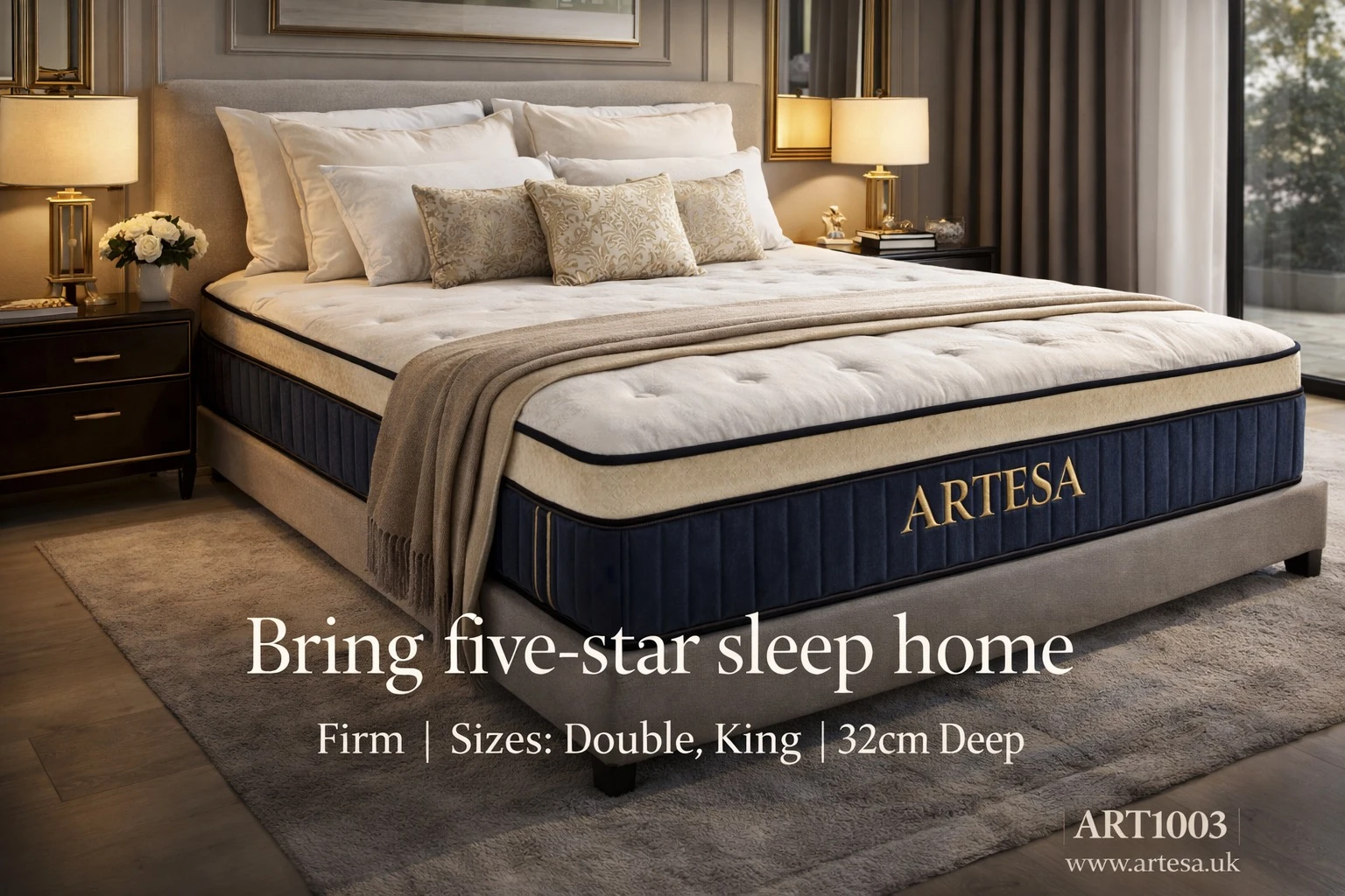 Artesa Soul Medium‑Firm Euro Top Double  Mattress