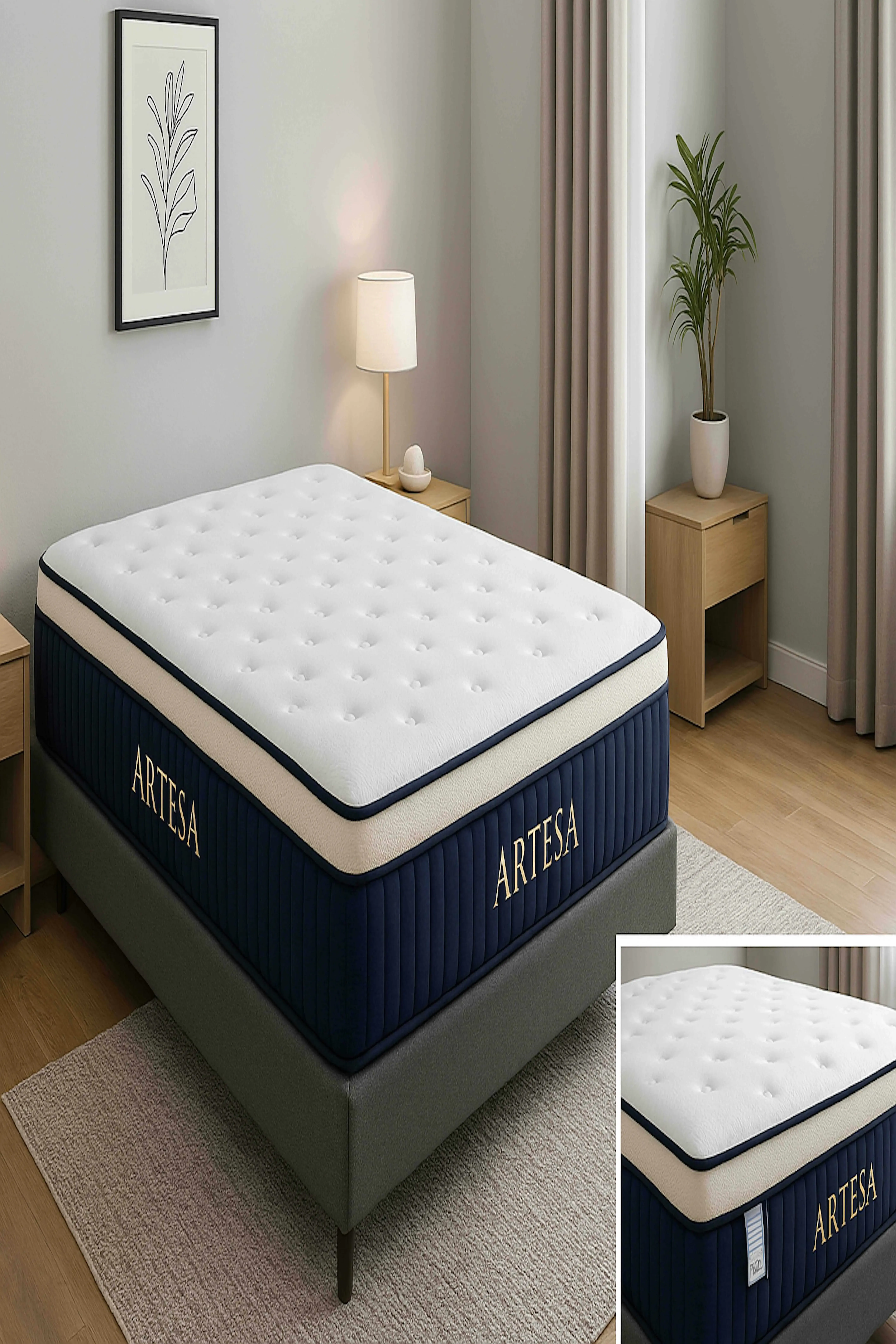 Artesa Soul Medium‑Firm Euro Top  King Size Mattress