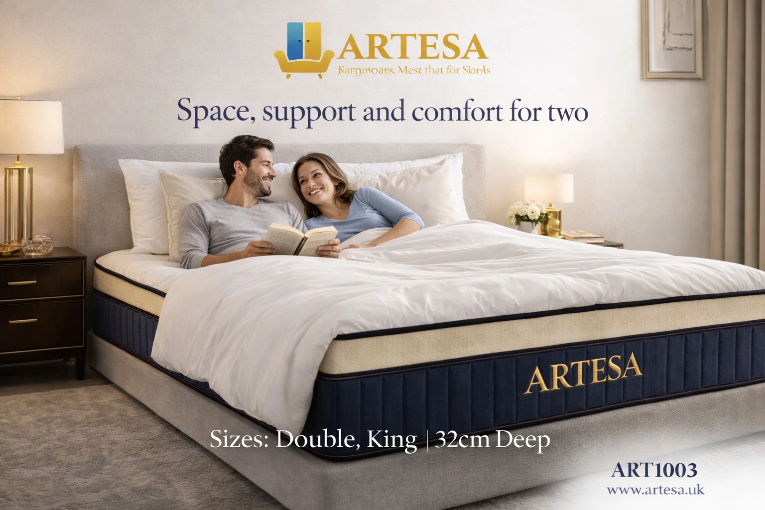 Artesa Soul Medium‑Firm Euro Top  King Size Mattress