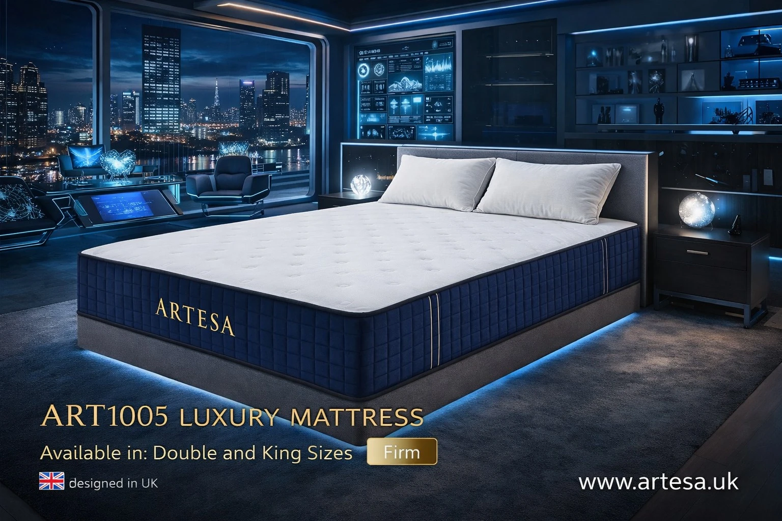 Artesa Royal King Size Mattress – Tight Top Firm Support