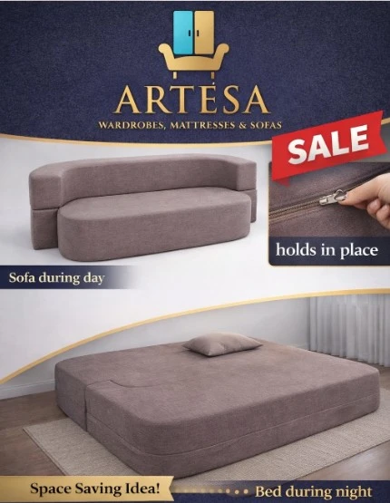 Emma Sofa Bed - Beige